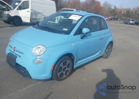 2015 Fiat 500E Battery Electric из США, поврежденный, VIN 3C3CFFGE6FT756576